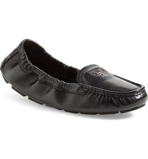 prada scrunch loafer|ladies prada shoes.